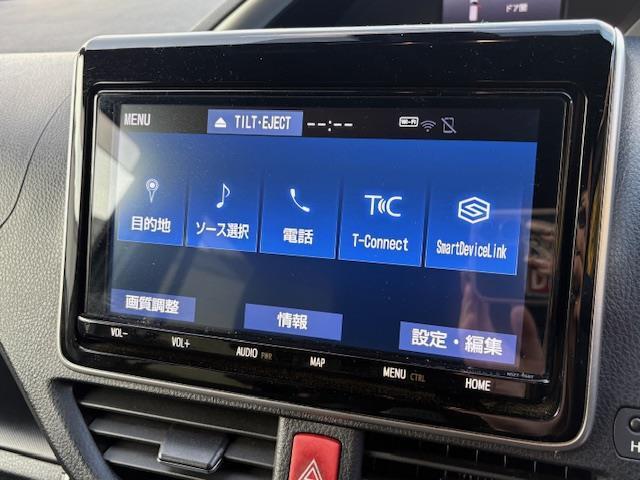 ヴォクシー ZS 煌III 純正9型ナビ フルセグ 両側パワースライドドア デジタルインナーミラー トヨタセーフティセンス ハーフレザーシート ビルトインETC LEDヘッドライト クラランスソナー スマートキー 純正AW(4枚目)