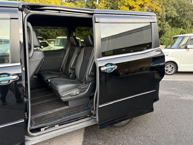ヴォクシー ZS 煌III 純正9型ナビ フルセグ 両側パワースライドドア デジタルインナーミラー トヨタセーフティセンス ハーフレザーシート ビルトインETC LEDヘッドライト クラランスソナー スマートキー 純正AW(37枚目)