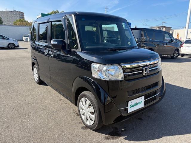 N-BOX G・Lパッケージ ナビ TV バックカメラ デジタルミラー 片側パワースライドドア ビルトインETC ミラー一体型ドライブレコーダー ステアリングスイッチ 横滑り防止装置 プッシュスタート スマートキー ドアバイザー(35枚目)