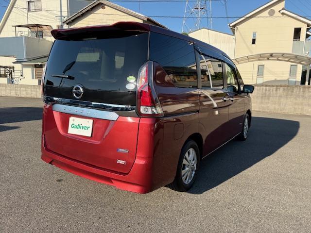 セレナ G フリップダウンモニター 純正9型ナビ アラウンドビューモニター プロパイロット デジタルミラー 両側パワースライドドア エマージェンシーブレーキ パーキングアシスト 追従クルコン ドラレコ ETC(42枚目)