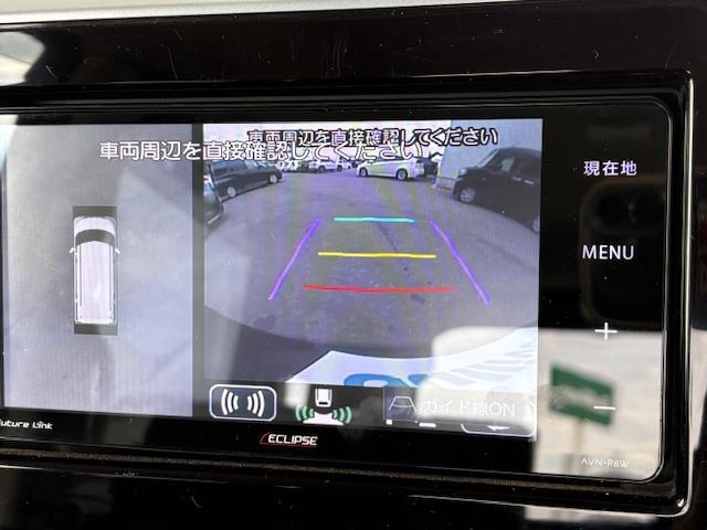 スペーシアカスタム ハイブリッドXS 社外ナビ 全方位モニター フルセグ DVD 両側パワースライドドア ヘッドアップディスプレイ シートヒーター デュアルセンサーブレーキ ビルトインETC ハーフレザーシート LEDヘッドライト(4枚目)