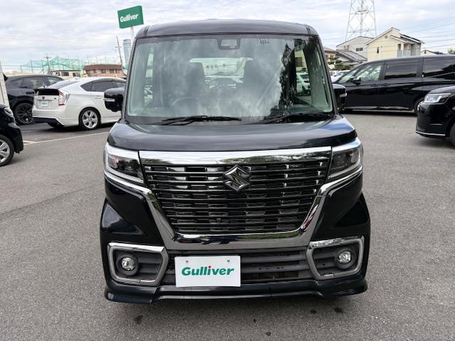 スペーシアカスタム ハイブリッドXS 社外ナビ 全方位モニター フルセグ DVD 両側パワースライドドア ヘッドアップディスプレイ シートヒーター デュアルセンサーブレーキ ビルトインETC ハーフレザーシート LEDヘッドライト(33枚目)