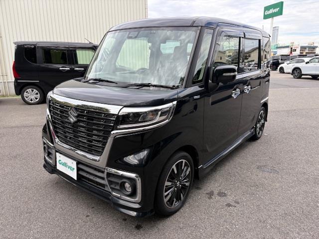 スペーシアカスタム ハイブリッドXS 社外ナビ 全方位モニター フルセグ DVD 両側パワースライドドア ヘッドアップディスプレイ シートヒーター デュアルセンサーブレーキ ビルトインETC ハーフレザーシート LEDヘッドライト(34枚目)