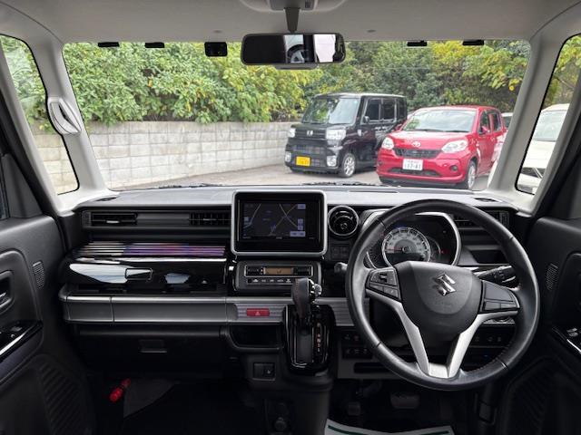 スペーシアカスタム ハイブリッドXS 社外ナビ 全方位モニター フルセグ DVD 両側パワースライドドア ヘッドアップディスプレイ シートヒーター デュアルセンサーブレーキ ビルトインETC ハーフレザーシート LEDヘッドライト(42枚目)