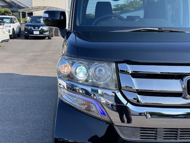 Ｎ－ＢＯＸ Ｇ・Ｌパッケージ　純正ナビ　バックカメラ　ＴＶ　片側パワースライドドア　ＨＩＤヘッドライト　ＥＴＣ　ステアリングスイッチ　オートライト　純正アルミホイール　プッシュスタート　スマートキー　アイドリングストップ（27枚目）