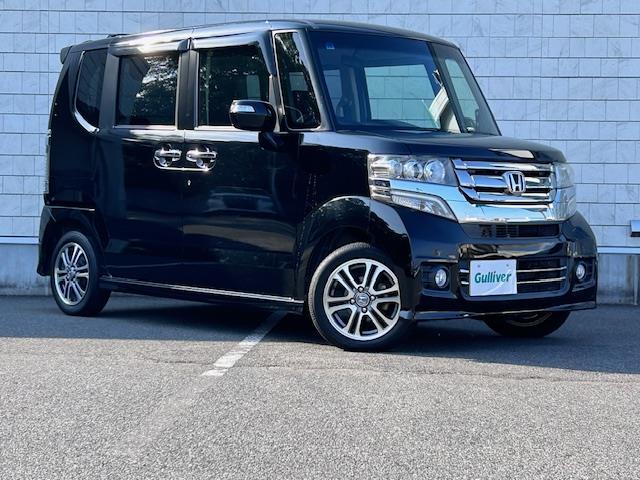 Ｎ－ＢＯＸ Ｇ・Ｌパッケージ　純正ナビ　バックカメラ　ＴＶ　片側パワースライドドア　ＨＩＤヘッドライト　ＥＴＣ　ステアリングスイッチ　オートライト　純正アルミホイール　プッシュスタート　スマートキー　アイドリングストップ（28枚目）