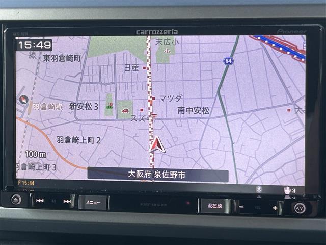 ウェイク L 社外SDナビ フルセグ Bluetooth USB DVD バックカメラ 片側パワースライドドア 横滑り防止装置 コーナーセンサー アイドリングストップ オートライト LEDライト ETC ドラレコ(3枚目)