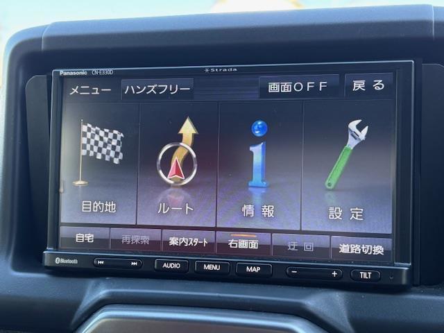 コペン ローブ オープンカー 社外ナビ バックカメラ フルセグ ドライブレコーダー シートヒーター ハーフレザーシート 革巻きステアリング ステアリングスイッチ LEDヘッドライト プッシュスタート スマートキー(3枚目)