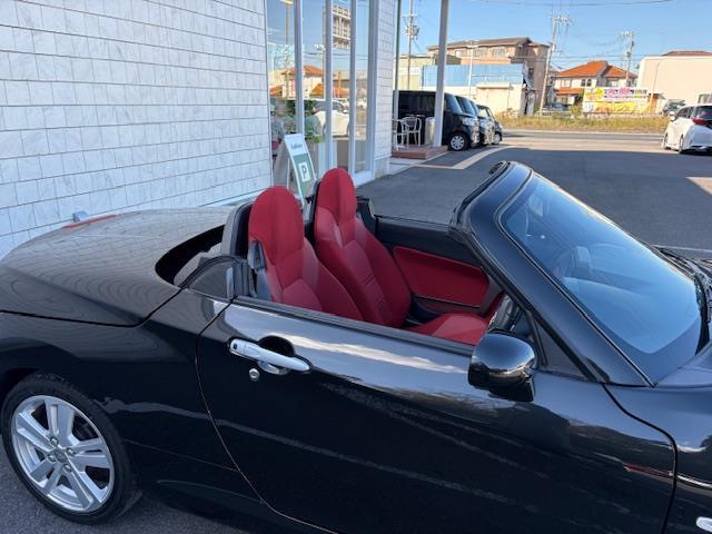 コペン ローブ オープンカー 社外ナビ バックカメラ フルセグ ドライブレコーダー シートヒーター ハーフレザーシート 革巻きステアリング ステアリングスイッチ LEDヘッドライト プッシュスタート スマートキー(28枚目)