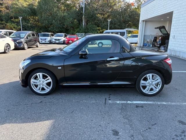 コペン ローブ オープンカー 社外ナビ バックカメラ フルセグ ドライブレコーダー シートヒーター ハーフレザーシート 革巻きステアリング ステアリングスイッチ LEDヘッドライト プッシュスタート スマートキー(39枚目)