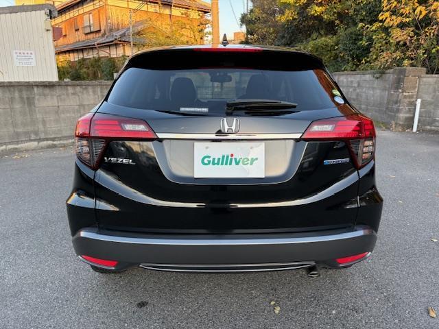 ヴェゼル ハイブリッド 純正ナビ フルセグ Bluetooth バックカメラ ドライブレコーダー ビルトインETC パドルシフト 電子パーキング スマートキー×2 純正アルミホイール LEDヘッドライト カーテンエアバック(40枚目)