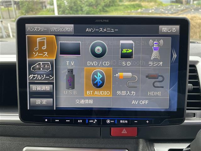ハイエースワゴン GL 4WD/ワンオーナー/ALPINE製フローティング9インチナビTV/ダブルゾーン/ALPINE製フリップダウンモニター両側パワースライドドア:社外AW付冬タイヤ4本積込/ビルトインETC(3枚目)