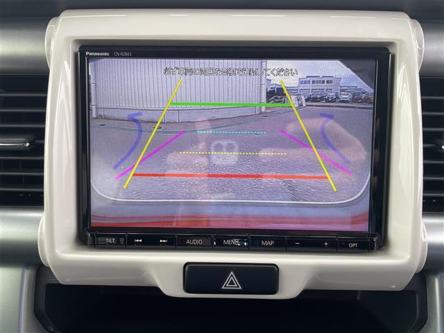 ハスラー G 4WD/ワンオーナー/純正8インチナビ/フルセグTV/DVD再生/Bluetooth/バックカメラ/運転席助手席シートヒーター/ハーフレザーシート/衝突軽減ブレーキ/レーンディパーチャー/ETC(4枚目)