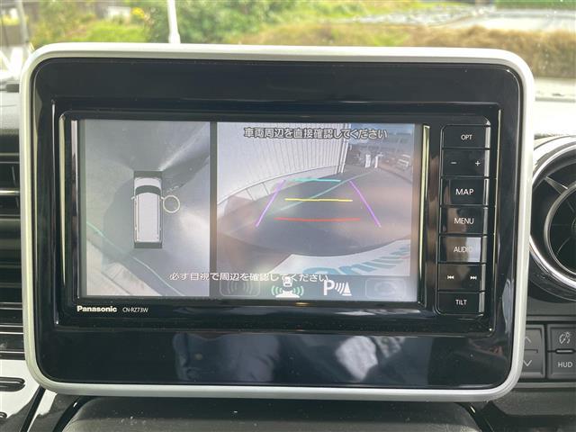 スペーシアカスタム ハイブリッドXS 純正ナビ/フルセグTV/DVD再生/Bluetooth/アラウンドビューモニター/両側パワースライドドア/ハーフレザーシート/運転席助手席シートヒーター/ビルトインETC/コーナーセンサー(2枚目)