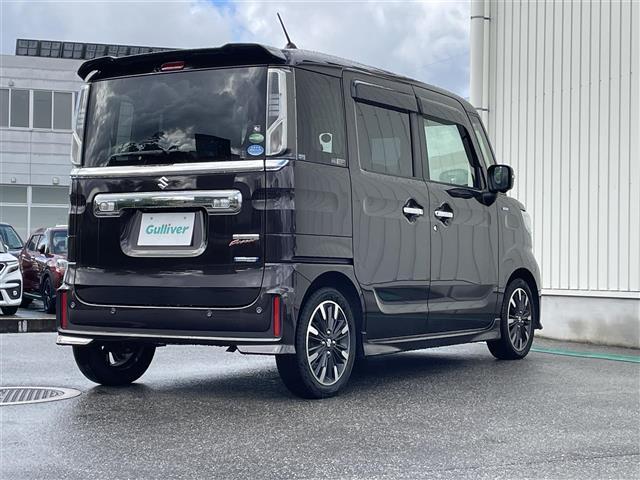 スペーシアカスタム ハイブリッドXS 純正ナビ/フルセグTV/DVD再生/Bluetooth/アラウンドビューモニター/両側パワースライドドア/ハーフレザーシート/運転席助手席シートヒーター/ビルトインETC/コーナーセンサー(34枚目)