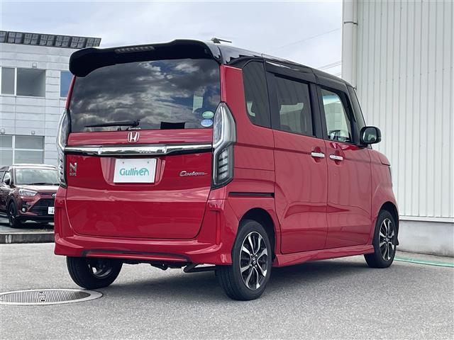 N-BOXカスタム G・Lホンダセンシング 4WD/ワンオーナー/純正ナビ/ワンセグTV/DVD再生/Bluetooth/バックカメラ/ビルトインETC/両側自動ドア/ハーフレザーシート/LEDオートライト/LEDフォグライト/Hセンシンク゛(33枚目)