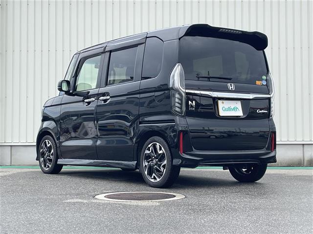 N-BOXカスタム G・EXターボホンダセンシング 純正8インチナビ/フルセグTV/Bluetooth/DVD再生/Bカメラ/両側パワースライドドア/前後ドライブレコーダー/ハーフレザーシート/ビルトインETC/レーダークルコン/レーンキープ(43枚目)