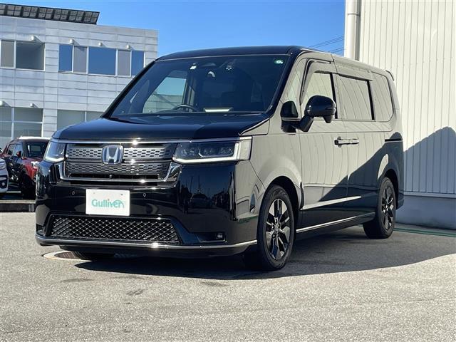 ステップワゴン ｅ：ＨＥＶスパーダ　メーカーナビ／フルセグＴＶ／Ｂｌｕｅｔｏｏｔｈ／ＤＶＤ再生／アラウンドビューモニター／両側パワースライドドア／レーダークルコン／レーンキープ／ブラインドスポットモニター／ハーフレザー／ビルトインＥＴＣ（34枚目）