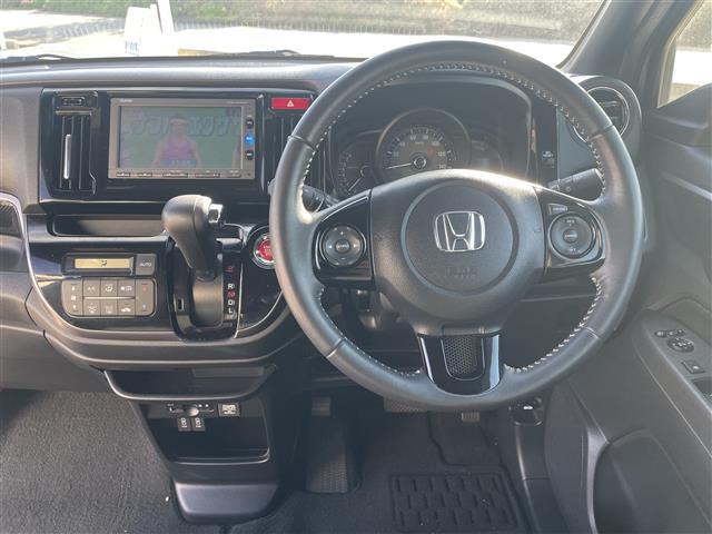 Ｎ－ＷＧＮカスタム Ｇ　ＳＳパッケージ　安心パッケージ／純正７インチナビ／フルセグＴＶ／ＤＶＤ再生／Ｂｌｕｅｔｏｏｔｈ／Ｂカメラ／ハーフレザー／ビルトインＥＴＣ／クルーズコントロール／スマートキー／ＬＥＤオートライト／ＬＥＤフォグライト（8枚目）