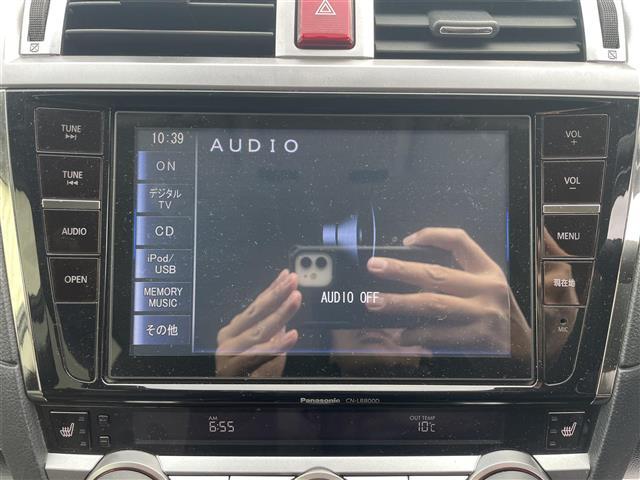 レガシィアウトバック リミテッド　ブラックレザーシート／純正８インチナビ／フルセグＴＶ／Ｂｌｕｅｔｏｏｔｈ／ＤＶＤ再生／シートヒーター／ドライブレコーダー／ビルトインＥＴＣ／パワーバックドア／ルーフレール／ＨＩＤオートライト（3枚目）