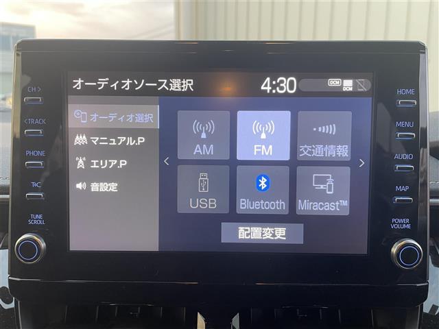 カローラツーリング ハイブリッド　ダブルバイビー　純正８インチメーカーディスプレイオーディオ／Ｂｌｕｅｔｏｏｔｈ／ミラーキャスト／Ｂカメラ／コーナーセンサー／レーダークルーズコントロール／レーンキープアシスト／ハーフレザーシート／ビルトインＥＴＣ（3枚目）
