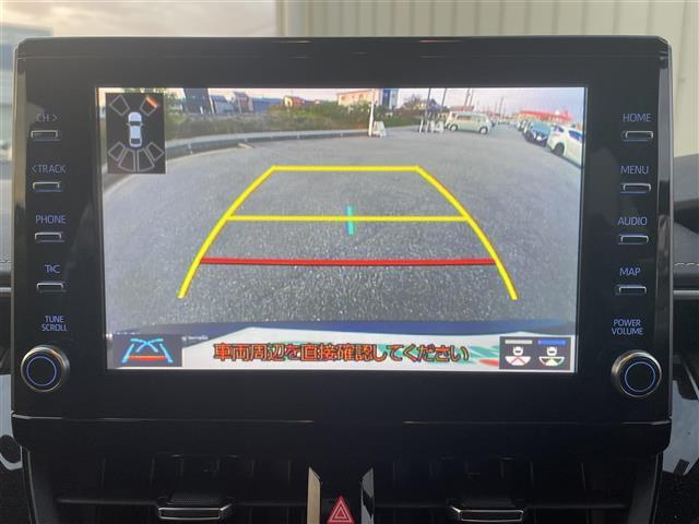 カローラツーリング ハイブリッド　ダブルバイビー　純正８インチメーカーディスプレイオーディオ／Ｂｌｕｅｔｏｏｔｈ／ミラーキャスト／Ｂカメラ／コーナーセンサー／レーダークルーズコントロール／レーンキープアシスト／ハーフレザーシート／ビルトインＥＴＣ（4枚目）
