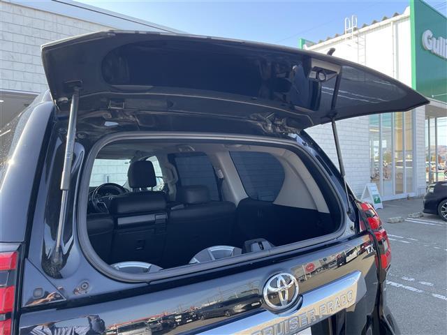 ランドクルーザープラド ＴＸ　４ＷＤ／サンルーフ／ワンオーナー／モデリスタフルエアロ／革調シートカバー／社外８インチナビ／フルセグＴＶ／Ｂｌｕｅｔｏｏｔｈ／ＤＶＤ再生／バックカメラ／追従クルコン／純正ＡＷ４本積込／ルーフレール（24枚目）