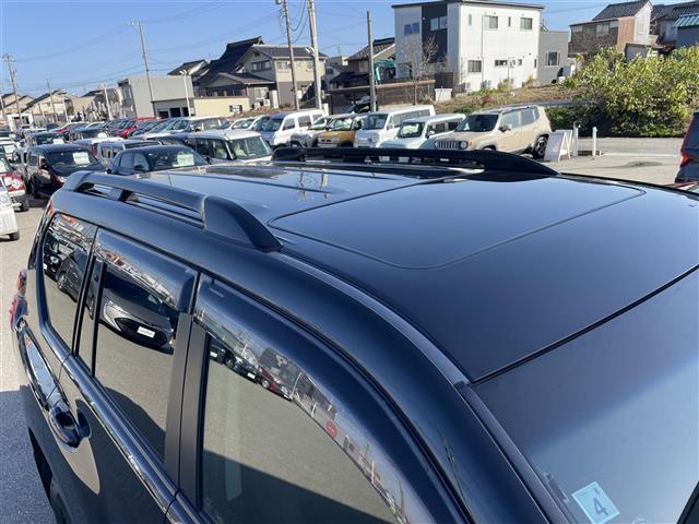 ランドクルーザープラド ＴＸ　４ＷＤ／サンルーフ／ワンオーナー／モデリスタフルエアロ／革調シートカバー／社外８インチナビ／フルセグＴＶ／Ｂｌｕｅｔｏｏｔｈ／ＤＶＤ再生／バックカメラ／追従クルコン／純正ＡＷ４本積込／ルーフレール（28枚目）