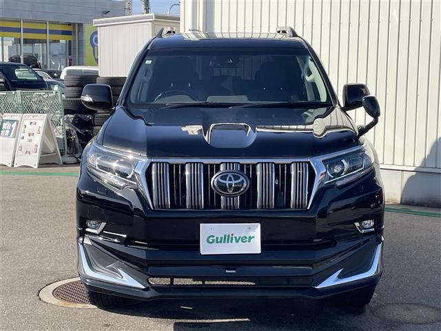 ランドクルーザープラド ＴＸ　４ＷＤ／サンルーフ／ワンオーナー／モデリスタフルエアロ／革調シートカバー／社外８インチナビ／フルセグＴＶ／Ｂｌｕｅｔｏｏｔｈ／ＤＶＤ再生／バックカメラ／追従クルコン／純正ＡＷ４本積込／ルーフレール（34枚目）