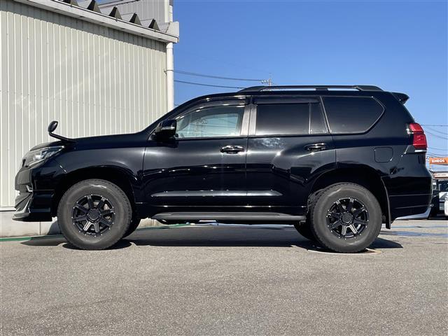 ランドクルーザープラド ＴＸ　４ＷＤ／サンルーフ／ワンオーナー／モデリスタフルエアロ／革調シートカバー／社外８インチナビ／フルセグＴＶ／Ｂｌｕｅｔｏｏｔｈ／ＤＶＤ再生／バックカメラ／追従クルコン／純正ＡＷ４本積込／ルーフレール（35枚目）