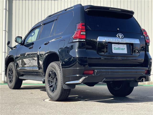 ランドクルーザープラド ＴＸ　４ＷＤ／サンルーフ／ワンオーナー／モデリスタフルエアロ／革調シートカバー／社外８インチナビ／フルセグＴＶ／Ｂｌｕｅｔｏｏｔｈ／ＤＶＤ再生／バックカメラ／追従クルコン／純正ＡＷ４本積込／ルーフレール（36枚目）