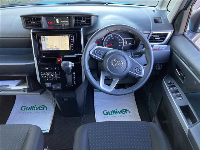 ルーミー カスタムG 4WD 純正ナビ フルセグ バックカメラ 両側パワスラ クルコン ETC ドラレコ 車線逸脱警報 純正14インチアルミ LEDヘッドライト オートライト オートエアコン スマートキー 禁煙車(2枚目)