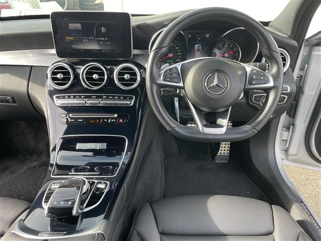 Ｃクラス Ｃ１８０　ローレウスエディション　☆純正ＳＤナビ（ＡＭ／ＦＭ／ＳＤ／ＵＳＢ）☆フルセグＴＶ☆バックカメラ☆レーダーセーフティパッケージ　　・ステアリングパイロット　・アクティブブレーキアシスト　・ＰＲＥ－ＳＡＦＥ　☆ＥＴＣ　☆ドラレコ（12枚目）