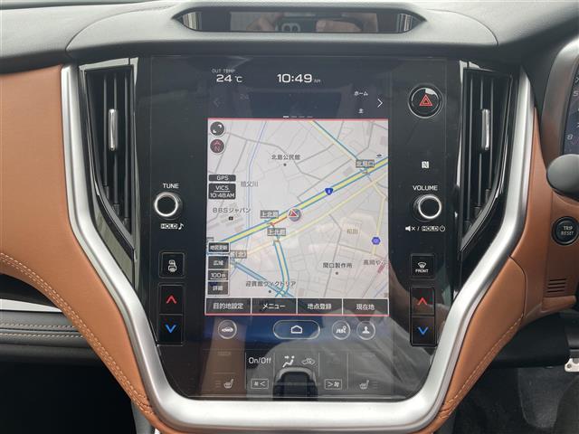 レガシィアウトバック リミテッドＥＸ　メーカーナビ／フルセグＴＶ／Ｂｌｕｅｔｏｏｔｈ／オレンジ革シート／シートヒーター／エアシート／パワーシート／アイサイト／サイドカメラ／バックカメラ／スマートキー／ＬＥＤオートライト／ＬＥＤフォグライト（4枚目）