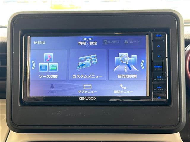 スペーシア ハイブリッドＧ　社外ナビゲーション・バックモニター・テレビ・前後ドライブレコーダー・デュアルカメラブレーキサポート・電格ミラー・サイド・カーテン・プッシュスタート・スマートキー・ワンオーナー・クリアランスソナー（4枚目）