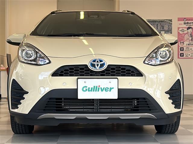 アクア クロスオーバー　グラム　純正ナビゲーション　バックモニター　テレビ　Ｂｌｕｅｔｏｏｔｈ　ＣＤ再生　ＡＵＸ接続　ドラレコ　ハーフレザーシートオートエアコン　プッシュスタート　スマートキー　オートマチックハイビーム　純正マット（30枚目）