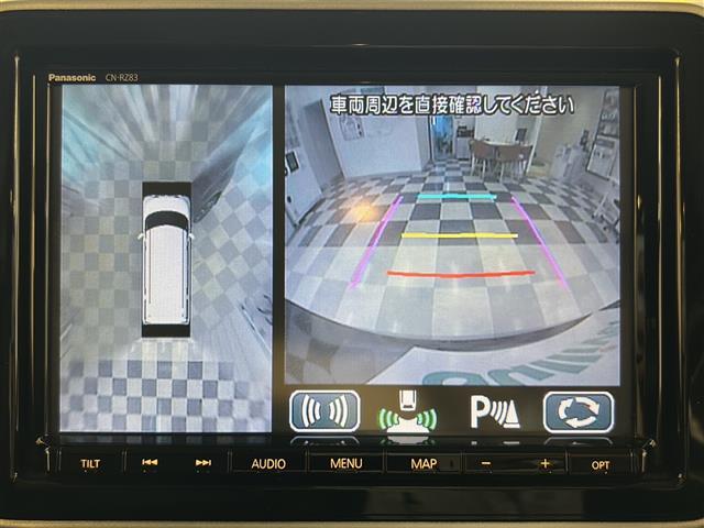 スペーシアカスタム ハイブリッドXSターボ 全方位カメラ SDナビ フルセグテレビ Bluetooth USB iPod CD/DVD 運転席シートヒーター 助手席シートアンダーボックス クルーズコントロール ETC ドライブレコーダー(2枚目)