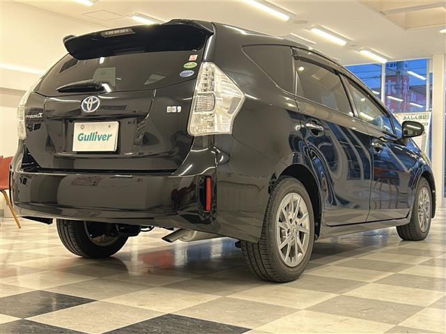 プリウスアルファ Ｓ　チューン　ブラック　純正ナビ　フルセグテレビ　Ｂｌｕｅｔｏｏｔｈ　ＣＤ／ＤＶＤ　ＵＳＢ　ＶＴＲ　バックカメラ　ＥＴＣ　ドライブレコーダー　ＬＥＤヘッドライト　純正フロアマット　純正アルミホイール　スペアキー　ＡＢＳ（34枚目）