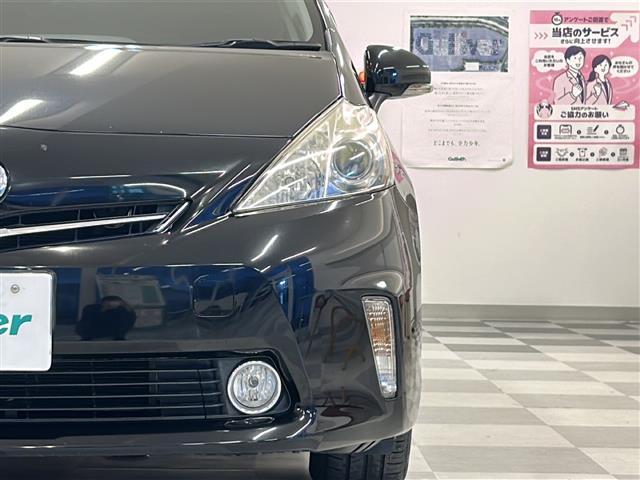 プリウスアルファ Ｓ　チューン　ブラック　純正ナビ　フルセグテレビ　Ｂｌｕｅｔｏｏｔｈ　ＣＤ／ＤＶＤ　ＵＳＢ　ＶＴＲ　バックカメラ　ＥＴＣ　ドライブレコーダー　ＬＥＤヘッドライト　純正フロアマット　純正アルミホイール　スペアキー　ＡＢＳ（37枚目）