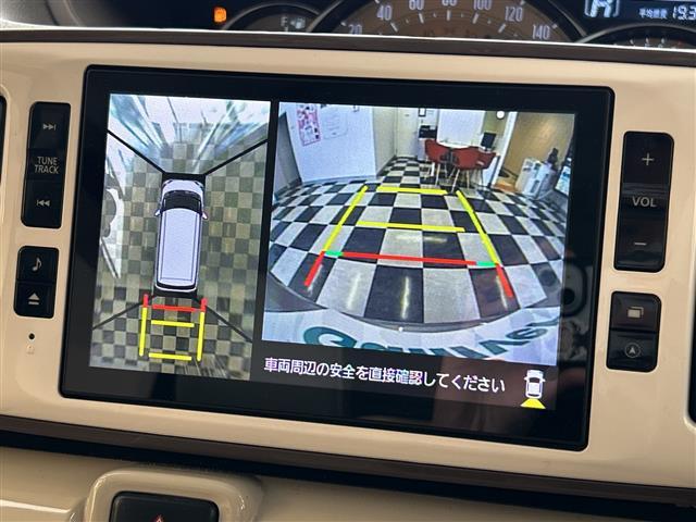 ムーヴキャンバス Ｇメイクアップリミテッド　ＳＡＩＩＩ　両側パワースライドドア　純正ナビ　全方位カメラ　フルセグＴＶ　Ｂｌｕｅｔｏｏｔｈ　ｉＰｏｄ接続　ナビ連動ドラレコ　ＥＴＣ　シートヒーター　プッシュスタート　純正フロアマット　ＬＥＤヘッドライト（2枚目）