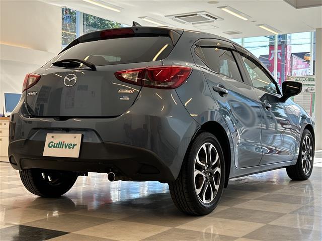 デミオ XDツーリング 純正SDナビ プッシュスタート スマートキー クルーズコントロール ドアバイザー Bluetooth USB入力端子 ETC バックモニター フルセグ 前後ドラレコ 純正マット 純正アルミホイール(31枚目)