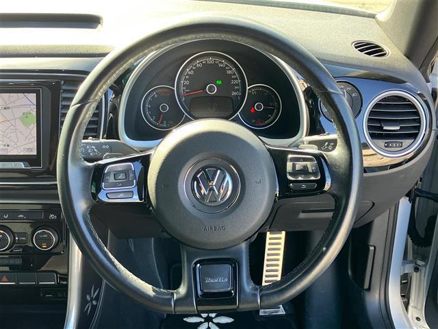 ザ・ビートル サウンド SDナビ/バックカメラ/Fenderサウンド/パドルシフト/ETC/クルーズコントロール/USB入力端子/純正フロアマット/純正アルミホイール/オートライト/Wエアバッグ/BSM/布シート/ABS(11枚目)