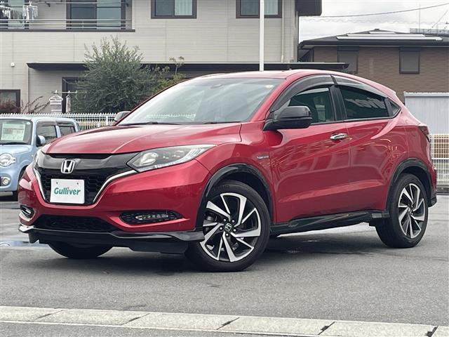 ヴェゼル ハイブリッドＲＳ・ホンダセンシング　純正ナビ／ホンダセンシング／バックカメラ／Ｄ＋Ｎ席シートヒーター／パドルシフト／クルコン／純正アルミホイール／純正フロアマット／レーンキープアシスト／ＥＴＣ／横滑り防止装置／キセノンヘッドライト（3枚目）