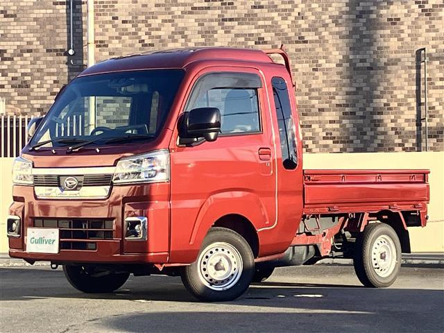 ハイゼットトラック ジャンボ エクストラ 4WD/ドライブレコーダー前後/アイドリングストップ/スマートキー/スペアキー1本/マニュアルエアコン/ディスプレイオーディオ/布シート/デジタルインナーミラー/オートライト/Wエアバッグ(3枚目)