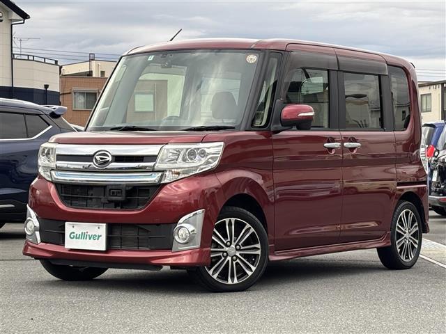 タント カスタムＲＳ　ＳＡ　ＳＤナビ／ターボ／ドラレコ前後／ターボ／ＥＴＣ／両側パワスラ／純正アルミホイール／盗難防止装置／オートライト／ＬＥＤヘッドライト／Ｗエアバッグ／衝突軽減システム／横滑り防止装置／地図ＳＤ無し（3枚目）