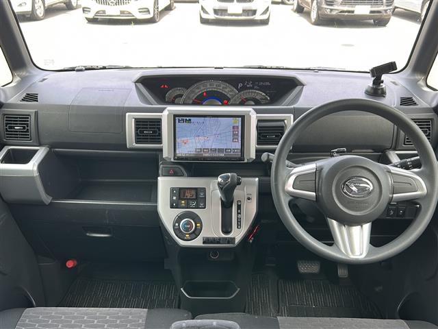 ウェイク Ｘ　ＳＡ　社外ナビ　ＣＤ／ＤＶＤ／ＢＴ／ワンセグ　片側パワースライドドア　ＬＥＤオートライト　純正１５インチアルミホイール　純正フロアマット　ルーフキャリア　スマートキー　ＥＴＣ（3枚目）