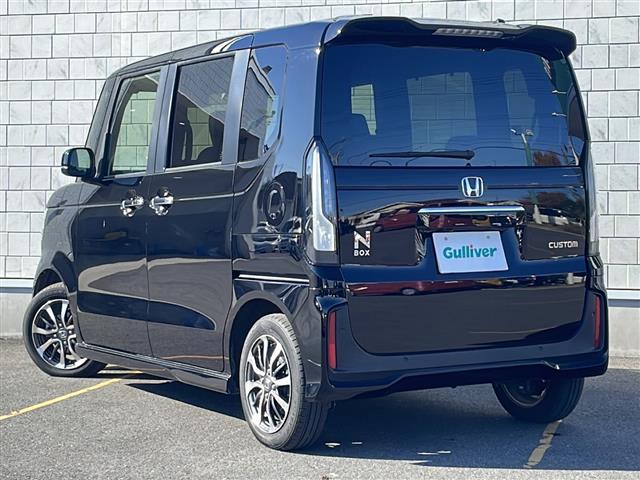 Ｎ－ＢＯＸカスタム ベースグレード　ワンオーナー　純正ナビ【ＢＴ／ＣＤ／ＤＶＤ】バックカメラ　両側パワースライドドア　シートヒーター　レーンキープアシスト　レーダークルーズコントロール　シートバックテーブル　リアパーキングアシスト（35枚目）