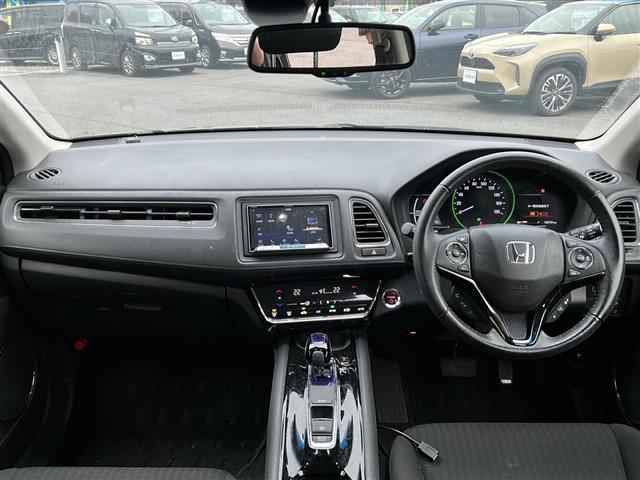 ヴェゼル ハイブリッドX・ホンダセンシング ワンオーナー ホンダセンシング 社外SDナビ BT CD DVD フルセグ HDMI バックカメラ パドルシフト アダプティブクルコン LEDオートライト 純正16インチアルミホイール スマートキー(2枚目)