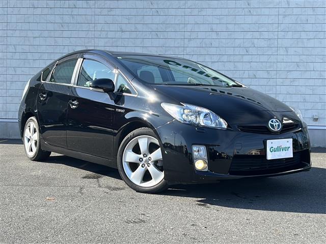 プリウス Sツーリングセレクション 社外ナビ フルセグ/CD/DVD/BT バックカメラ ビルトインETC オートライト フォグランプ 純正フロアマット(2枚目)