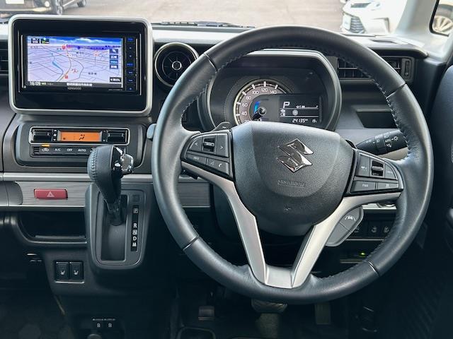 スペーシアギア ハイブリッドXZ ターボ 社外ナビ フルセグTV Bluetooth パドルシフト デュアルカメラブレーキサポート 純正AW 保証書 取扱説明書 レーダークルコン バックカメラ DVD シートヒーター 両側パワスラ LED(2枚目)